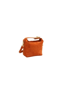 Замшевая сумка Fosca с верхней ручкой Claudia Firenze, оранжевый