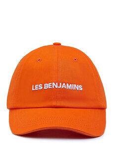 Женская шляпа с оранжевым логотипом Les Benjamins
