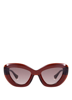Женские солнцезащитные очки vanguard willow 6704 9 cat eye бордовые красные Gigi Studios