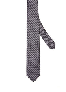Розовый шелковый галстук с узором Pal Zileri