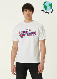 Белая футболка с логотипом Kenzo