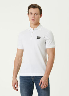 Белая футболка с воротником-поло essential Dolce&amp;Gabbana