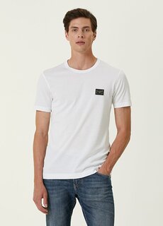 Белая футболка с логотипом Dolce&amp;Gabbana