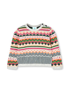 Разноцветный свитер для девочки Boboli