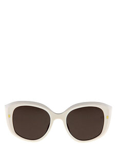 Белые женские солнцезащитные очки burcu esmersoy x hermossa hm 1591 c 4 cat eye Hermossa