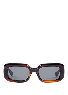 Capsule hera 6699 2 прямоугольные женские солнцезащитные очки havana gold Gigi Studios