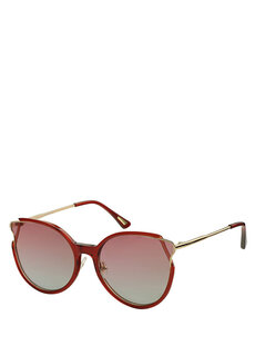 Bc 1108 c 3 комбинированные бордово-красные женские солнцезащитные очки Blancia Milano