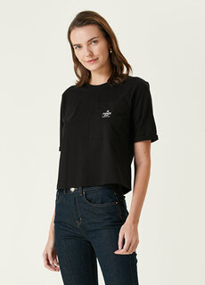 Черная футболка с карманами Fendi