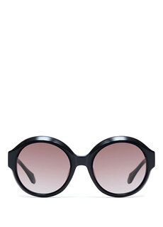 Екатерина 6873 1 круглые черные женские солнцезащитные очки Gigi Studios