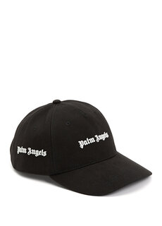 Мужская шляпа с черным логотипом Palm Angels