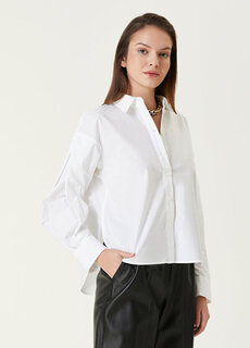 Белая рубашка с детальной отделкой AllSaints