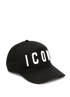 Черная мужская шляпа icon Dsquared2