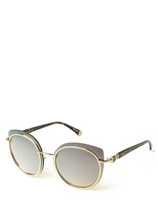 Женские солнцезащитные очки bc 1001 c 2 с металлическим леопардовым принтом Blancia Milano
