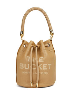 Женская кожаная сумка camel на шнурке Marc Jacobs