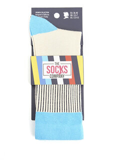 Женские носки с цветными блоками The Socks Company