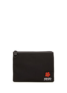 Черная женская сумка crest с логотипом Kenzo