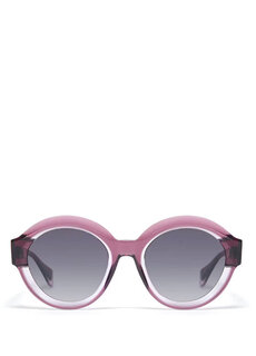 Овальные бордовые женские солнцезащитные очки glow 6821 6 Gigi Studios