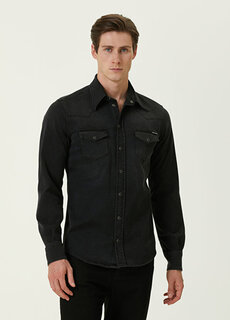 Темно-серая джинсовая рубашка Dolce&amp;Gabbana