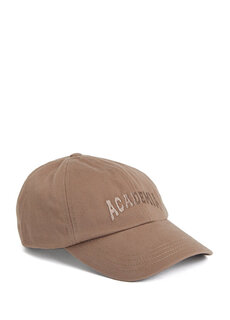 Мужская шапка из норки с вышитым логотипом Academia