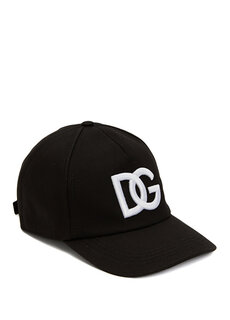 Черная мужская шляпа с логотипом Dolce&amp;Gabbana