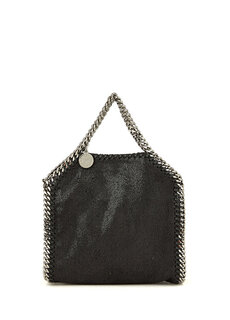 Черная серебряная женская сумка falabella Stella McCartney