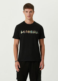 Черная футболка с логотипом Academia