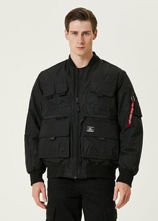 Черный бомбер Alpha Industries