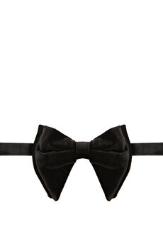 Черный бархатный галстук-бабочка Beymen