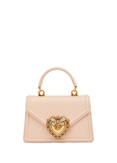 Маленькая женская кожаная сумка для пудры devotion Dolce&amp;Gabbana