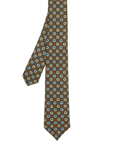 Коричневый шелковый галстук Pal Zileri