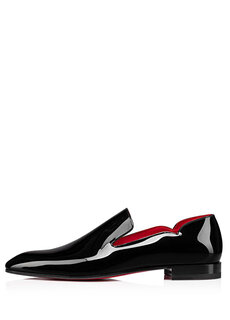 Черные мужские кожаные лоферы dandy chick Christian Louboutin