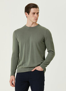Темно-зеленый свитер comfort fit strauss Bluemint