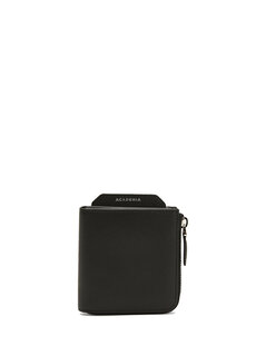 Мужской кожаный кошелек essential с черным логотипом Academia