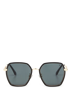 Bc 1268 c 1 золотые женские солнцезащитные очки с геометрическим рисунком Blancia Milano