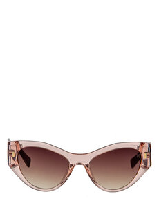 Hm 1538 c 4 прозрачные светло-коричневые женские солнцезащитные очки из ацетата «кошачий глаз» Hermossa