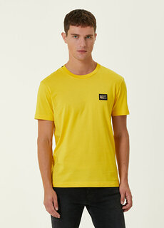 Желтая футболка с логотипом Dolce&amp;Gabbana