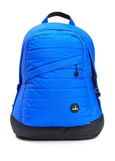 Мужской рюкзак-пуф с синим логотипом Mueslii