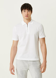 Белая футболка с воротником-поло Givenchy