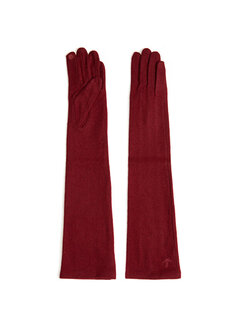 Бордовые женские шерстяные перчатки Beymen