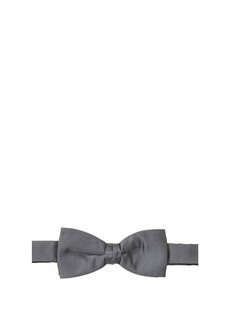 Серый шелковый галстук-бабочка Lanvin