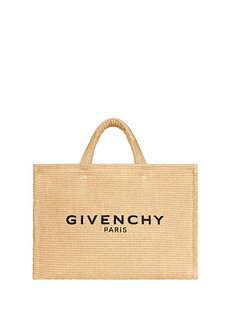 Большая женская пляжная сумка g-tote с натуральным логотипом Givenchy