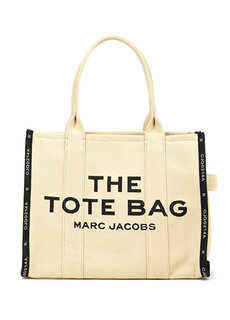 Большая женская сумка-шоппер бежевого цвета Marc Jacobs