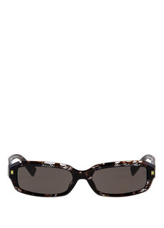 Burcu esmersoy x hermossa hm 1597 c 3 прямоугольные женские солнцезащитные очки с черным мраморным узором Hermossa