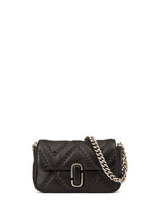 Черная женская кожаная сумка j marc mini mini Marc Jacobs