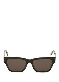 Черные мужские солнцезащитные очки прямоугольной формы Balenciaga