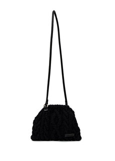 Симпатичная черная женская шерстяная сумка Tullaa