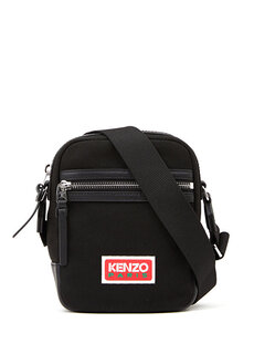 Черная мужская сумка с логотипом Kenzo