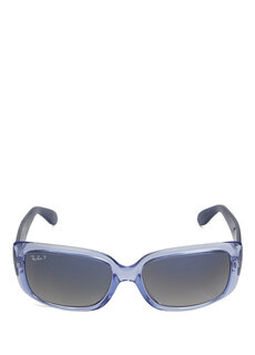 Синие женские солнцезащитные очки прямоугольной формы Ray-Ban