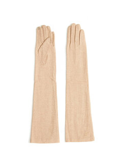 Бежевые женские шерстяные перчатки Beymen