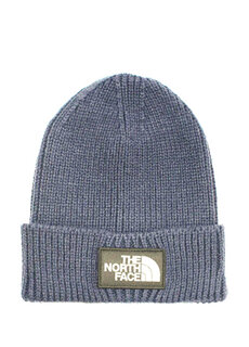 Темно-синяя мужская шляпа с логотипом The North Face